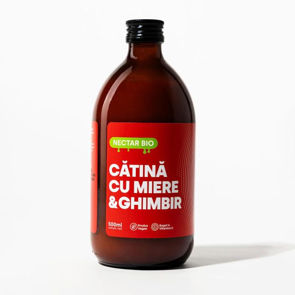 Nectar bio de cătină cu miere și ghimbir