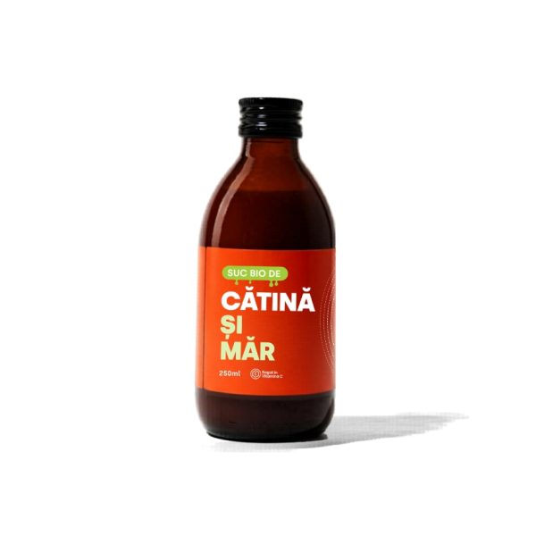 Suc bio de cătină cu măr 250 ml